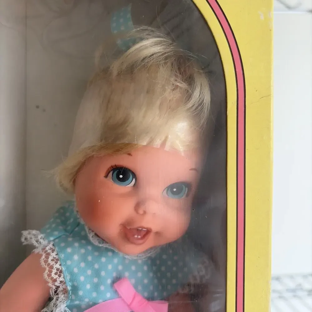 WORKING Vintage 1975 Mattel Baby Small Talk Doll Pull String NEW IN BOX NIB